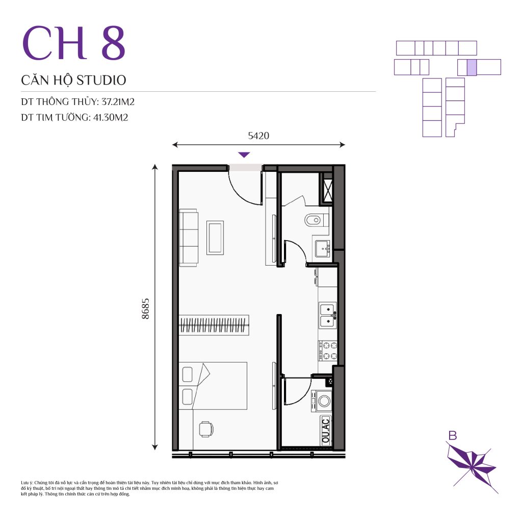 thiết kế căn hộ the ninety complex 90 đường láng